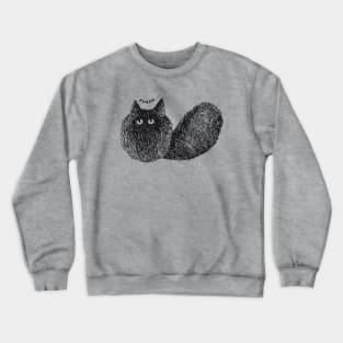 cute black cat Crewneck Sweatshirt